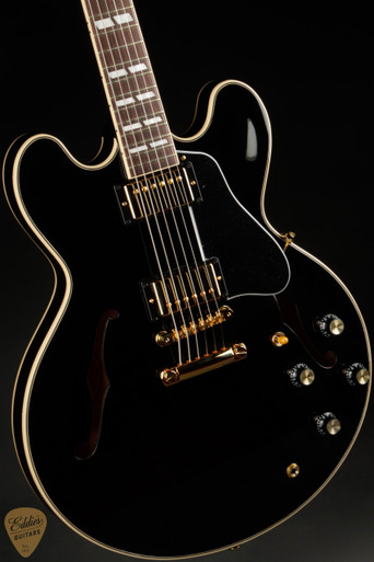 Gibson ES-345 Ebony 7.12 #222120373 - Eddie's Guitars