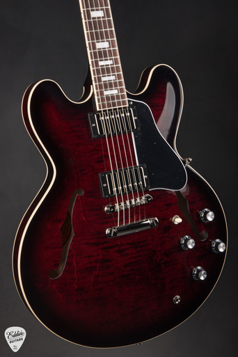 ギター Gibson ES-335 Figured Blood Moon Burst Gibson ES-335 Figured Blood Moon Burst #210760001 - Eddie's Guitars