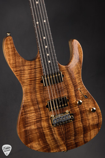 Suhr Modern Carve Top Set Neck - Natural Koa #86088 - Eddie's Guitars