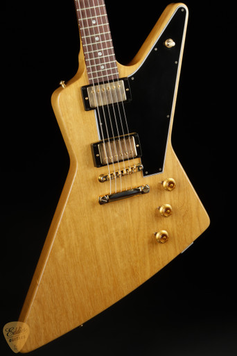 Gibson Custom Shop 1958 Korina Explorer Black Pickguard Natural