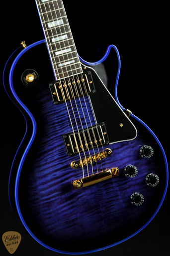 Gibson Custom Shop Made 2 Measure Les Paul Custom Figured Blue