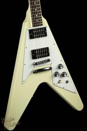 【ジャンク】Gibson Flying V (Classic White) Gibson 70s Flying V Classic White 7.3 #211030119 - Eddie's Guitars