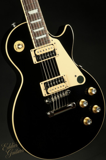 Gibson Les Paul Classic Ebony 8.1 #228420113 - Eddie's Guitars