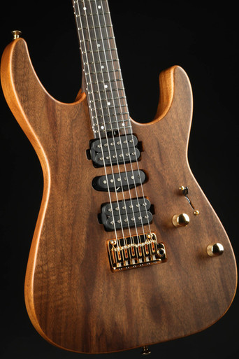 Charvel MJ DK24 HSH 2PT E Mahogany with Figured Walnut - Natural