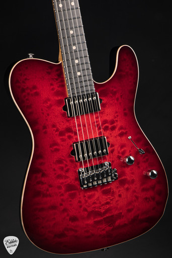 Suhr Modern T Roasted - Trans Red Burst - Eddie's Guitars