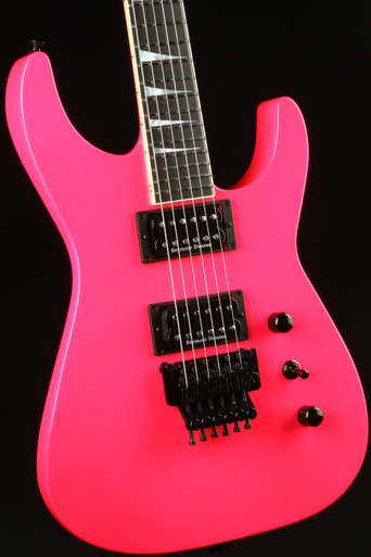 Jackson USA Select Custom Shop SL2H FR - Neon Pink - Eddie's Guitars