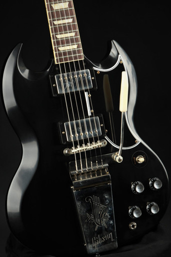 Gibson Custom Shop 1964 SG Standard W/Maestro VOS Black 7.2