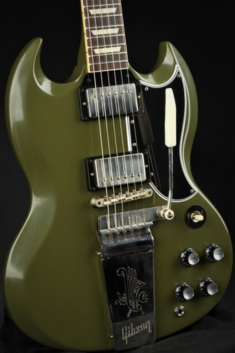 Gibson Custom Shop 1964 SG Standard Reissue W/Maestro VOS Olive