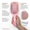 Hapi Anti-Static Joy Paddle Large Nylon, Created for most Hair Types & Lengths, features
