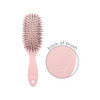 Hapi Anti-Static Joy Paddle Medium Nylon Created for most Hair Types & Lengths, TLC Brush for Chemically Treated & Fine Hair, 2-Tier anti-static bristles, Unique, super gentle bristles, with nano ball tips offer double the hair styling reach, Ultra-soft cushion air pad, Deluxe air pad is responsive to brushing pressure, while maintaining soothing brush strokes, with saying on the back