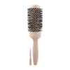Hapi High Heat Harmony Thermal 1.75" Seamless ceramic Barrel, Carbon and ionic dual shaped infused high heat bristles, Blend of straight and wavy bristles allow for styling tension and polishing setting, Straight bristles=polished, Wavy bristles=tension, Created for Medium Hair Length (pass the shoulder & layers), with pick