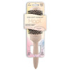Hapi High Heat Harmony Thermal 1.75" Seamless ceramic Barrel, Carbon and ionic dual shaped infused high heat bristles, Blend of straight and wavy bristles allow for styling tension and polishing setting, Straight bristles=polished, Wavy bristles=tension, Created for Medium Hair Length (pass the shoulder & layers), in packaging