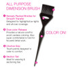 Call Out Chart Detailing the Features of All Purpose Dimension Brush