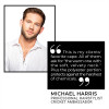 Quote about NeoSupreme Comfort Collar Static Free Haircutting Cape from Professional Hairstylist and Cricket Ambassador Michael Harris
