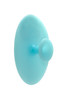 Back Angle View of Soft Flexible Silicone Cleansing Disk Showing Ease of Use Slip-Knob 
