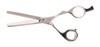 Forged Japanese Steel 5.75" Thinning Shear With Offset Handle: Open
