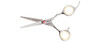 Centrix Koi Forged Japanese Steel 5.25" Shear: Open Hand-honed shears made from the highest quality 440-C Japanese forged steel for superior performance. Hamaguri Convex Edge: State-of-the-art, smooth and ultra sharp blade for precision cutting techniques including the slide cut. Control & Comfort: Tension knob allows for custom adjustment to accommodate all hair textures. Ergonomically curved finger rest and tang for freedom of movement and support. Quiet: Silencing the shear softens the feel of the cut and offers comfort and control. DESIGNED FOR THE PROFESSIONAL STYLIST. CREATED FOR ULTIMATE COMFORT & PRECISION.
