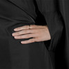 Hand Talker All Purpose Cape, Black Hand Openings for Client Mobility, Bleach Proof Polyester Material incognito hand slits