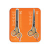 Centrix Roc-it Dog RL 575 5.75" & RTL 30 Thinner LEFTY Shear Duo (Left-handed)- In Packaging Open