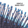 Close Up of True Blue Splash Detangling Brush Gentle Sensi-Tips 