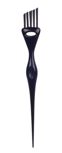 Black Highlight Color Brush With Angled Bristles and Tail Black Highlight Color Brush With Angled Bristles and Tail