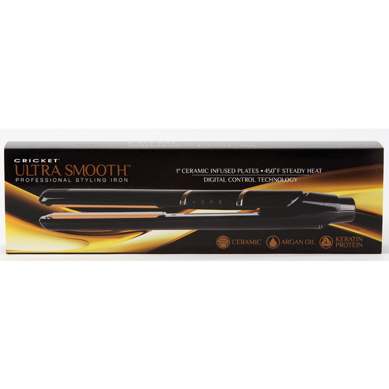 Cricket Ultra Smooth Styling Iron Mini Black 5/8