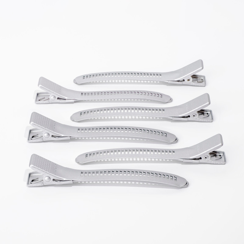 Super Grip Clips 6 Pack Silver