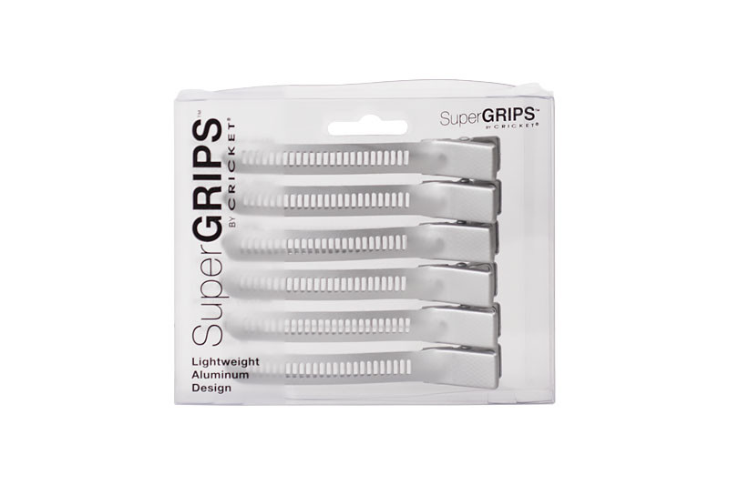 Super Grip Clips 6 Pack Silver