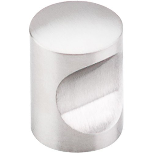 Stainless Indent Knob 13/16'' 21  in Brushed Stainless Steel