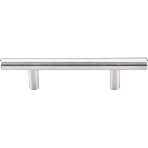 Stainless Solid Bar Pull 3'' cc 2  in Brushed Stainless Steel