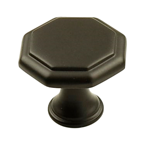 Knob, 1-3/16-In Diameter, Satin Nickel Oil Rubbed Bronze Finish