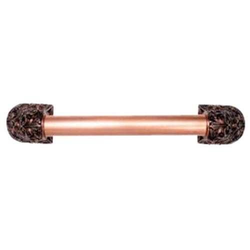 Acanthus Appliance Pull Bar, 12 Inch Drill Center, Antique Copper