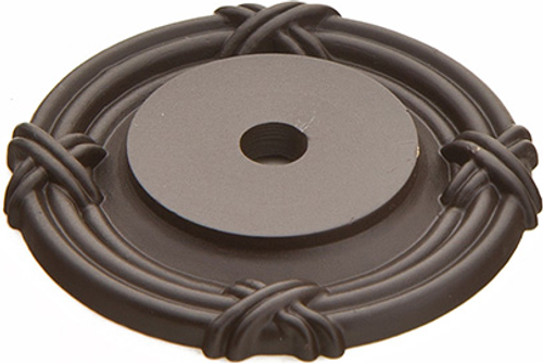 Traditional Versailles Backplate, 1-1/2" dia 756 in Oil Rubbed Bronze