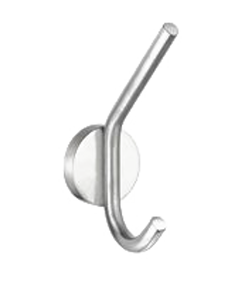 Home Series Robe Hook In Brushed Chrome HS358  in Brushed Chrome