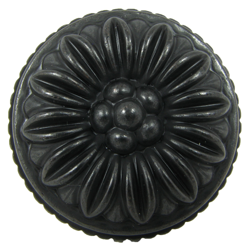 Dahlia Cabinet Knob CP82112  in Antique Black