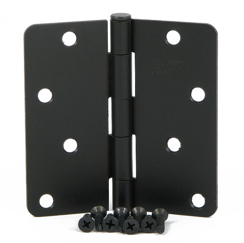 Radius Corner Door Hinge - 2 Pack SMH4014  in Oil Rubbed Bronze