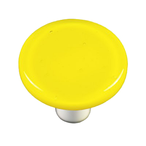 Canary Yellow Round Knob