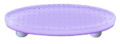 Bubbles Lavender Oval Pull
