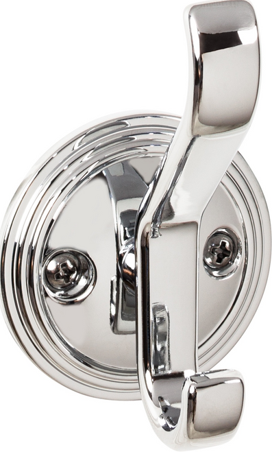 Hooks Reeded Hook 3 1/8'' Polished Chrome