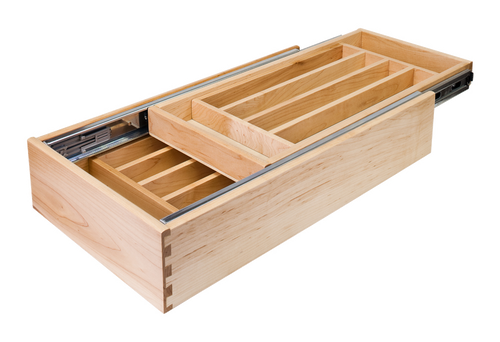Nested Cutlery Drawer. 20-12'' W X 21''d X 4-316''h CD24  in