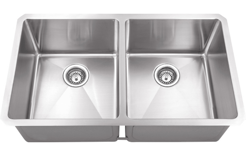 16 Gauge Fabricated Kitchen Sink  HMS250  in Stainless Steel