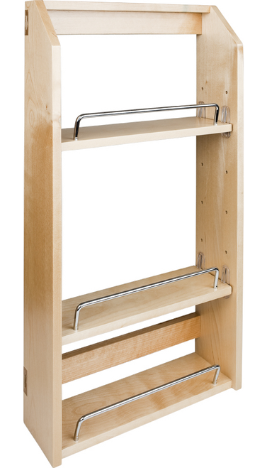 Adjustable Spice Rack For 18'' Wall Cabinet 12-12'' X 4'' X 24'' SPR12A  in