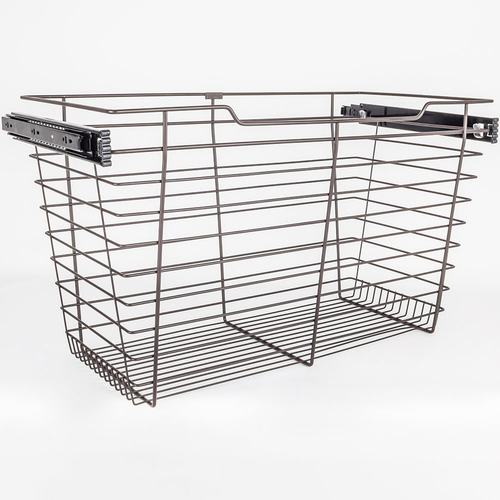 Closet Pullout Basket 16''D x 23''W x 17''H POB1-162317 in Polished Chrome