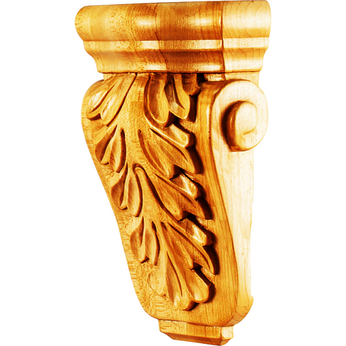 Acanthus Small Corbel CORP-3 in Cherry