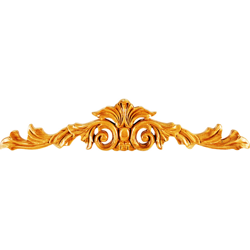 Hand Carved Acanthus Onlay ONL-02-16 in Cherry