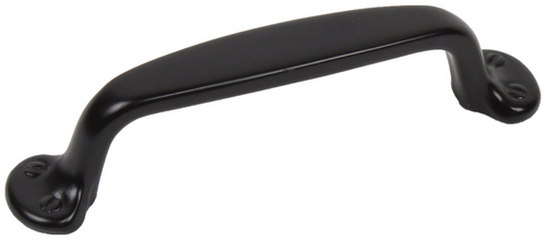 Glamour/Yukon 4 in. Matte Black Pull 18137-MB in Matte Black