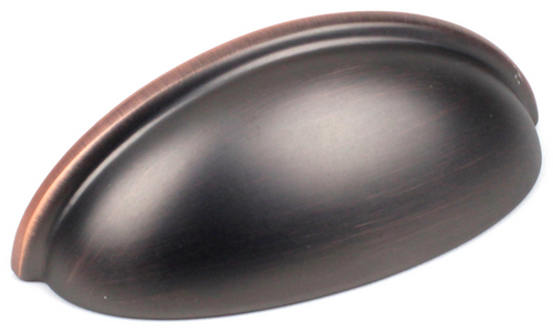 Builder's Choice 3'' c.c. Cup Pull Oil Rubbed Bronze with Highlights 03652-OBH in Oil Rubbed Bronze