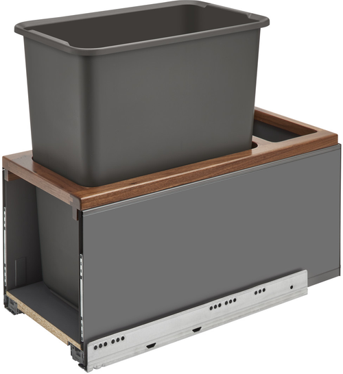 Rev-A-Shelf 30 Qrt LEGRABOX Pull-Out Waste Container w/Soft-Close 5LB-1230OGWN-113