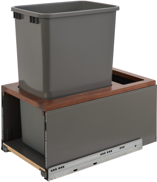 Rev-A-Shelf 50 Qrt LEGRABOX Pull-Out Waste Container w/Soft-Close 5LB-1550OGWN-113