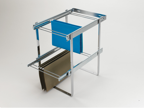 Rev-A-Shelf Chrome Two-Tier File Drawer System RAS-FD-KIT